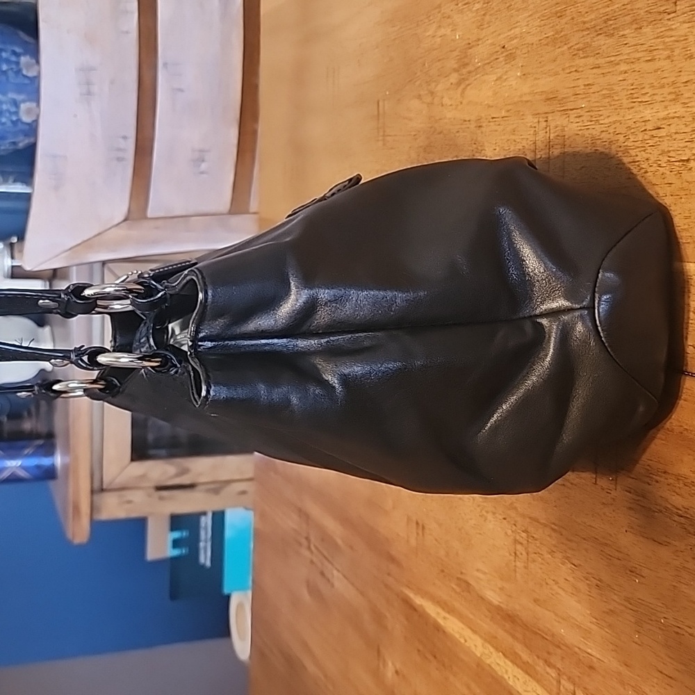 Coach SOHO Black Leather Shoulder Bag - Picture 4 of 16